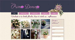 Desktop Screenshot of floraria-primadonna.ro